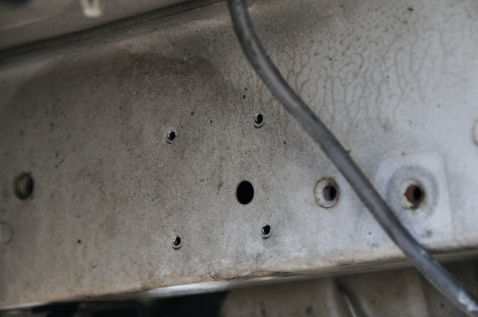 If you can’t through-bolt the transponder in place, be sure the holes you drill are a little smaller than the screws you’re using so they bite.