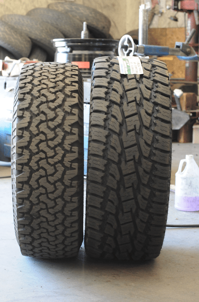 We upsized our tires from the factory 275/65/18 to an impressive 325/60/18. This tire is a staggering 1.3 inches wider and 1.2 inches taller, thus requiring wider aftermarket wheels. After much research, we chose a set of 18 x 9 KMC XD Series Hoss wheels with a +30 mm offset, which allowed us to bolt the new set right onto the truck with no additional modifications.