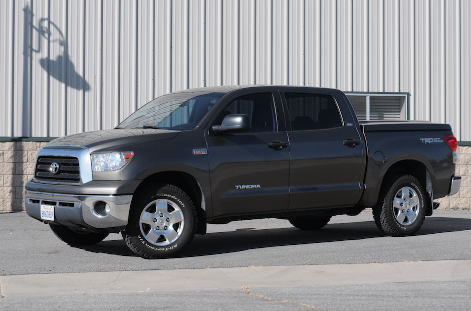 The new look is an amazing transformation from a stock Tundra to what we see now. 