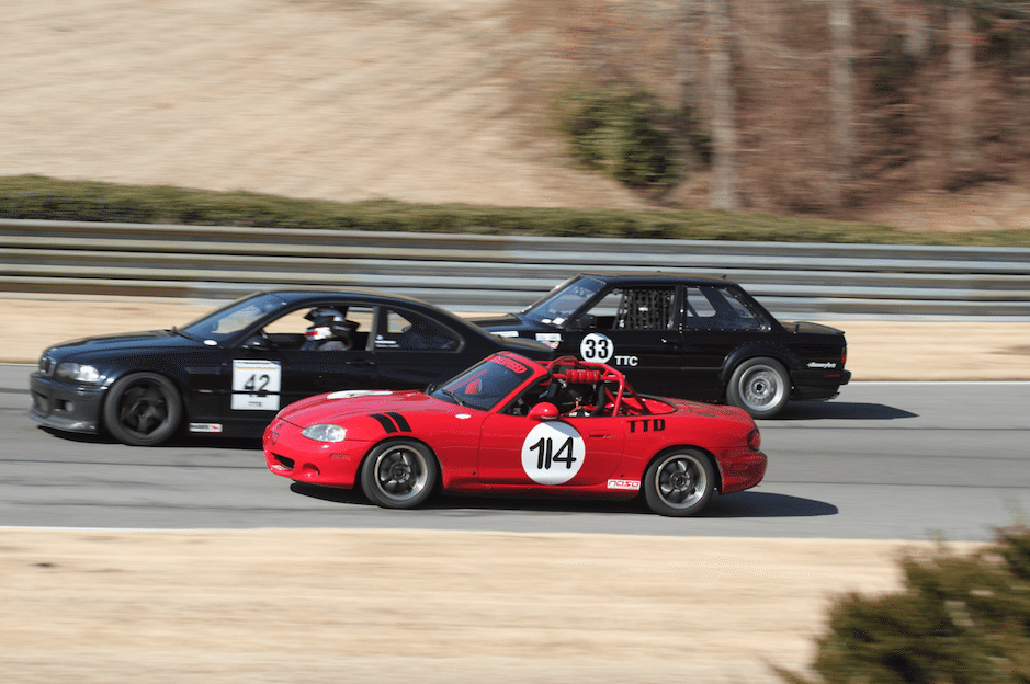 Nearly 50 cars took to the track in the Time Trial classes at Barber.