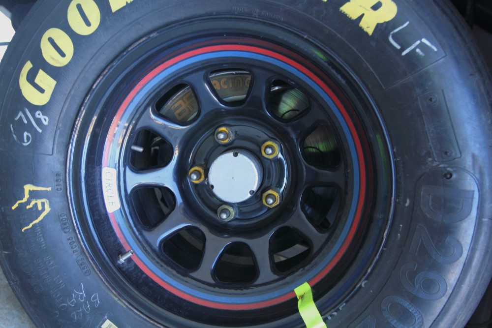 When selecting tires, keep in mind the weather forecast, the time of day for your race, likely track temperatures and whether you have company support at the track. 