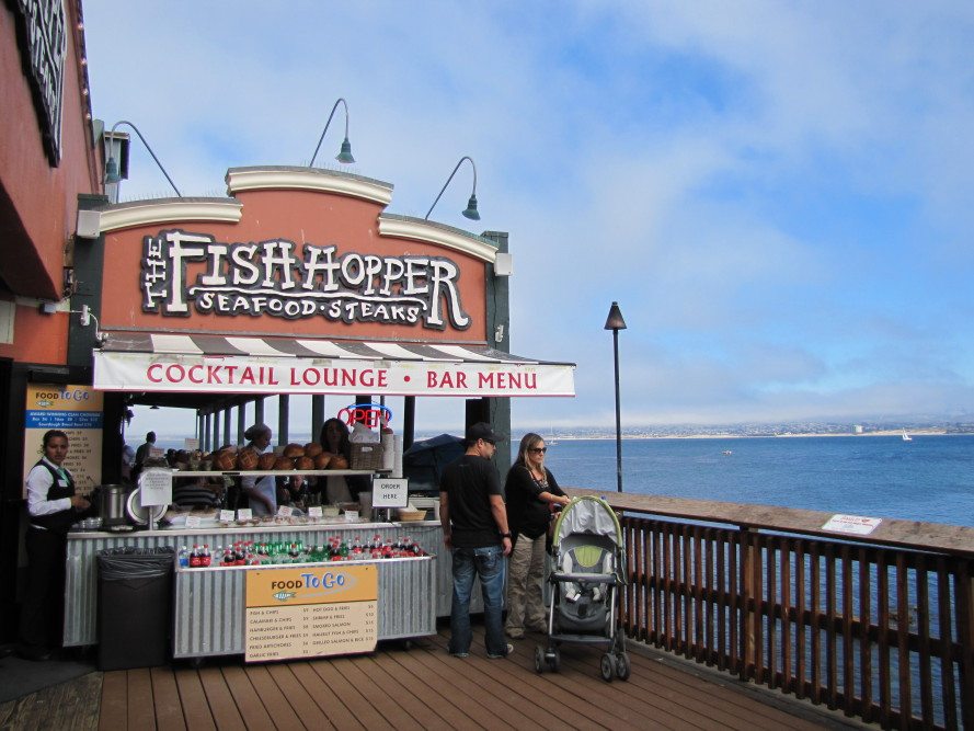 Downtown Monterey is home to many great attractions and restaurants, including The Fish Hopper and the Whaling Station steak house.