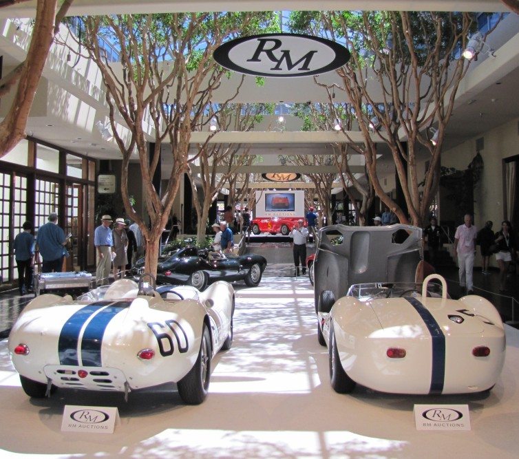 During Car Week, the city of Monterey fills with vintage racing cars of all kind, with many of them offered at auction.