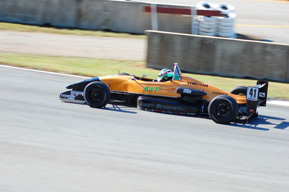 Powers’ racing career took a big leap when he entered the USF2000 Racing Championship series. 