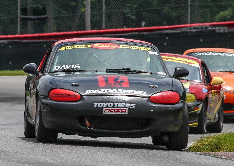 Fresh off a second-place finish at the Eastern States Championships at VIR, No. 16 Jonathan Davis notched two second-place finishes and one win at Mid-Ohio. 