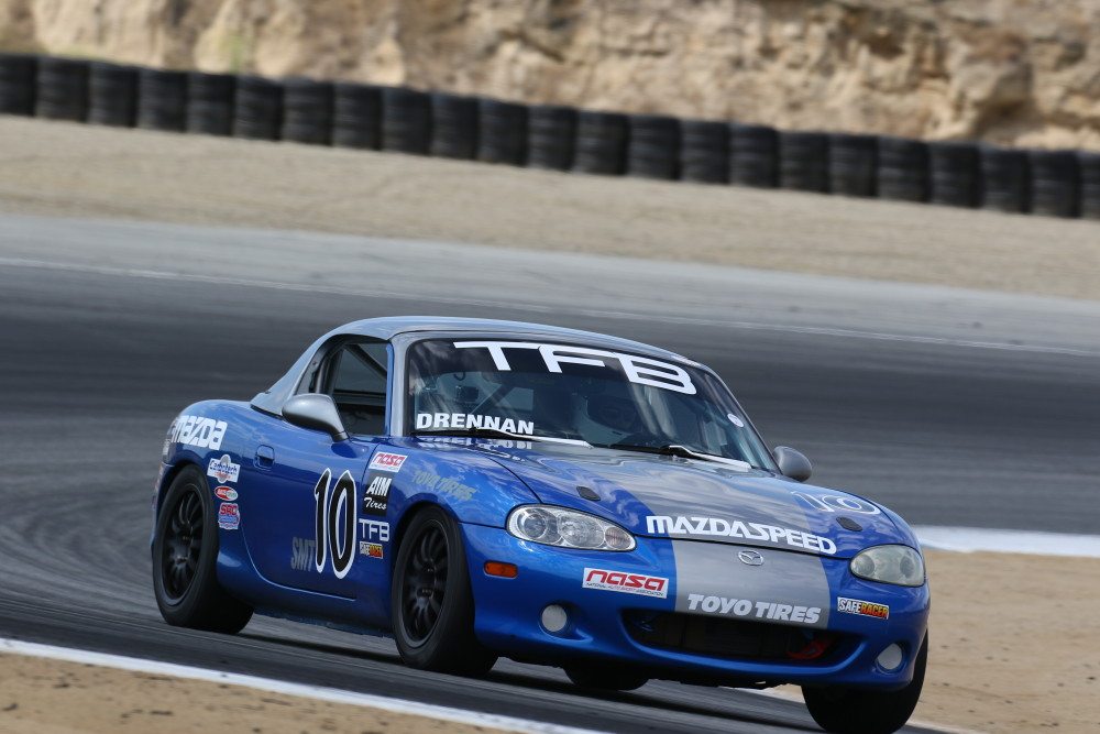 Mark Drennan scored the Spec Miata Championship despite electrical gremlins hampering a good finish in one of the qualifying races