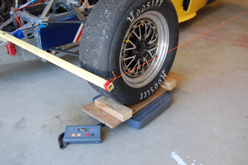A simple toe string system to measure toe settings will let you make adjustments or repairs at the track with confidence.