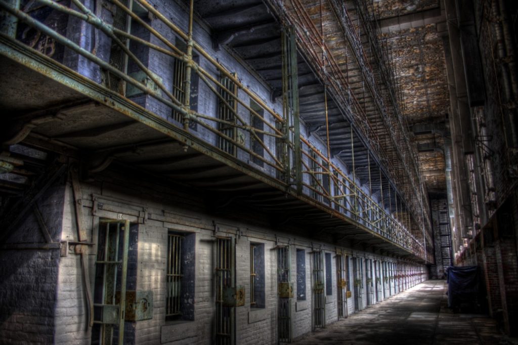This cell block was used extensively in the movie “The Shawshank Redemption.”