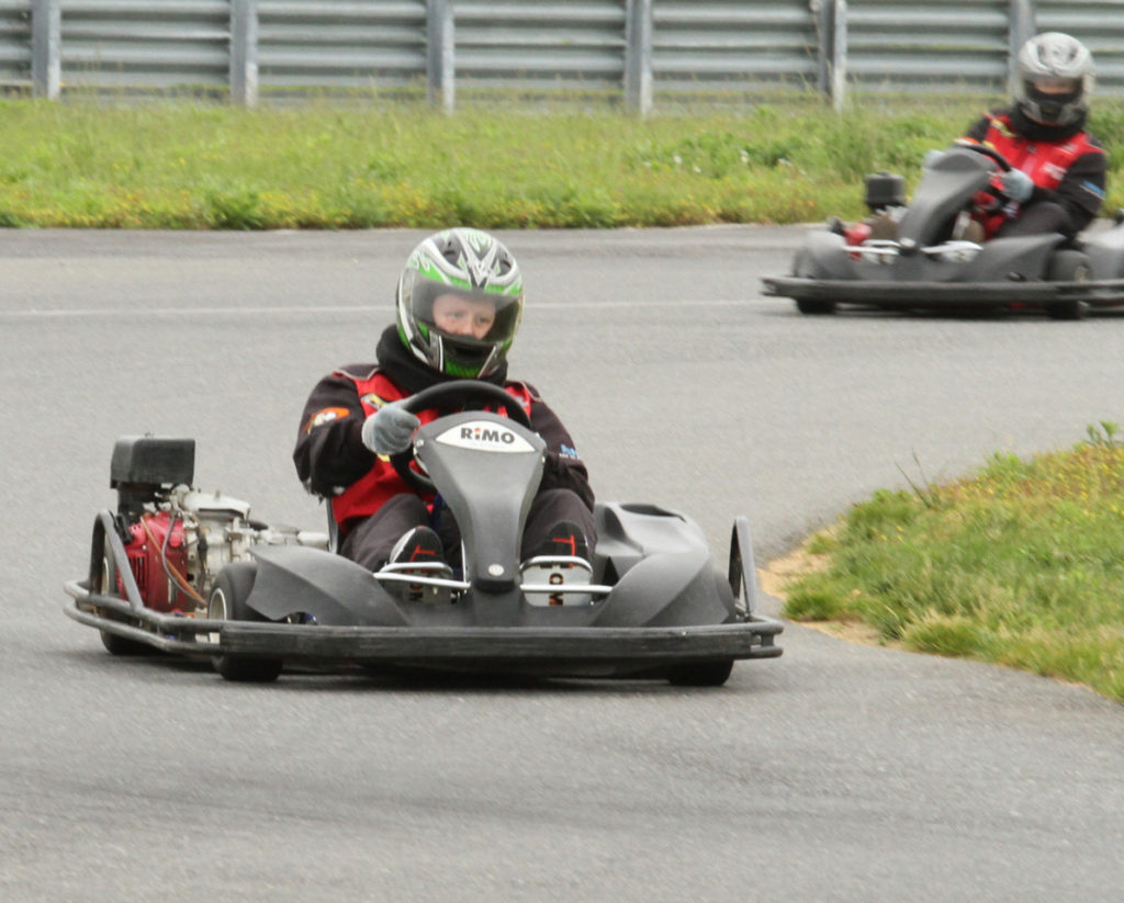 The “Lightning” course also contains a kart track with multiple configurations. 