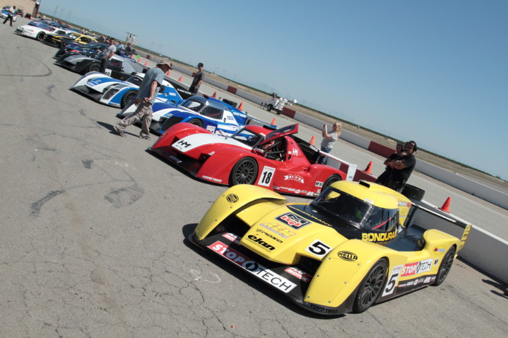 Six NP01s gridded up for the inaugural race of the Pacific Championships series race for NASA Prototypes. 