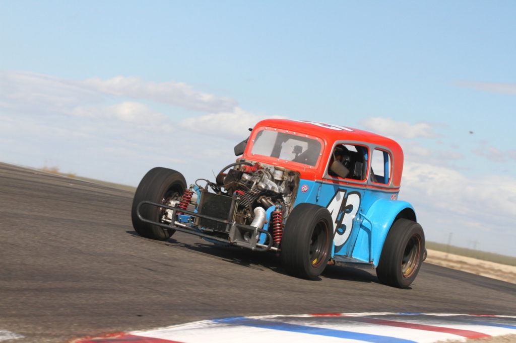 In His 1934 Ford Sedan, Dave Allen Managed to Hold off Steve Wilson in His 1934 Ford Coupe to Take the Win in the Legends Class