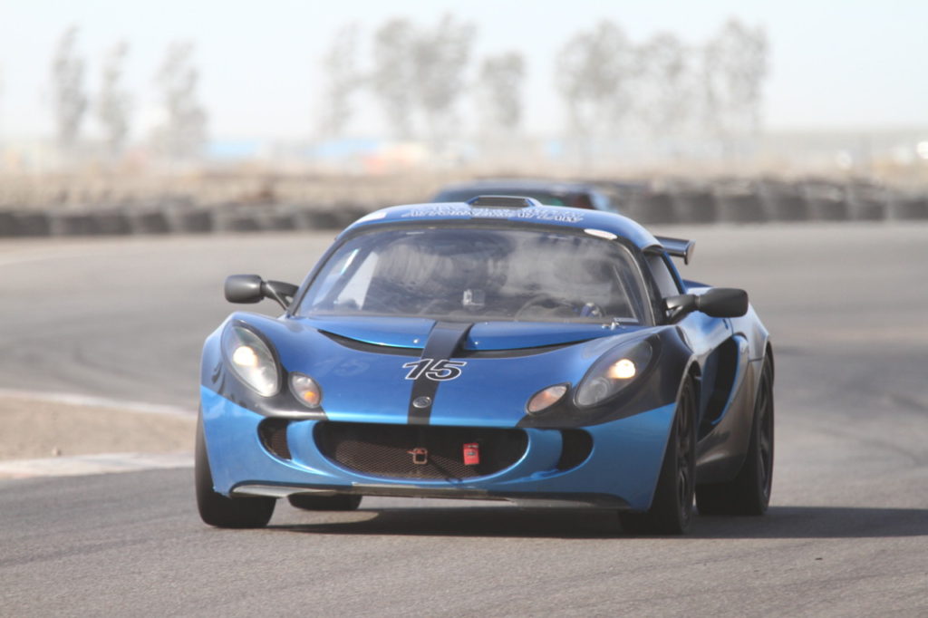 Anthony Lanza took his Lotus Exige to a third-place finish in PTB.