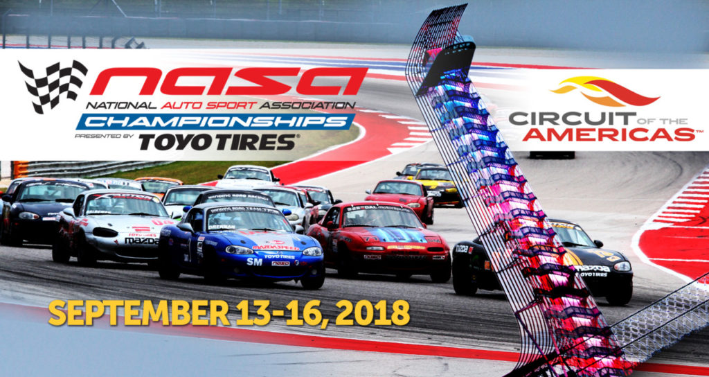 Follow All the Racing Action Live from the 2018 NASA Championships at COTA