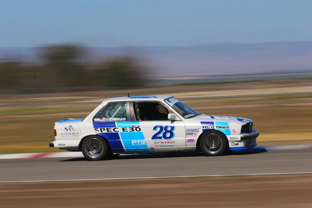 Stepanian Doubles down in Spec E30 at Buttonwillow