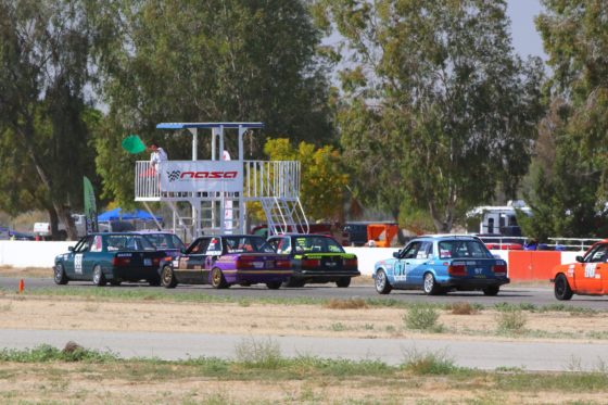 Three Drivers Dominate Podium in Spec E30 at Buttonwillow in October